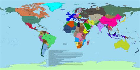 New World Map 2050