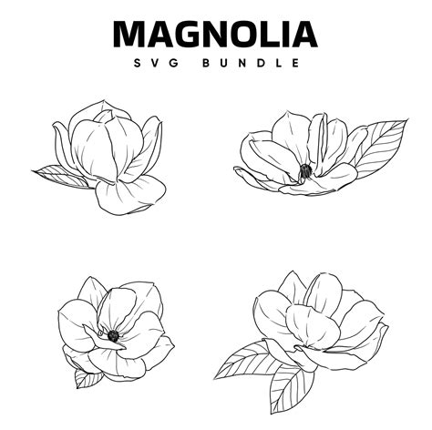 Magnolia Svg Designs Masterbundles