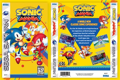 Fan Made Sonic Mania Physical Release Box Art Round Up