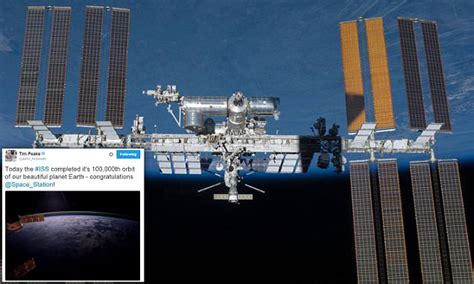 International Space Station Makes 100000th Orbit Of Earth Daily Mail