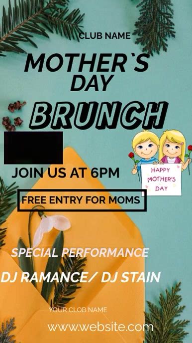 Mothers Day Brunch Template Postermywall