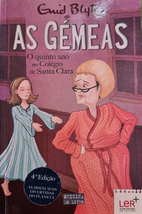 livro as gémeas o 5º ano no colégio de santa clara de enid blyton paranhos olx portugal