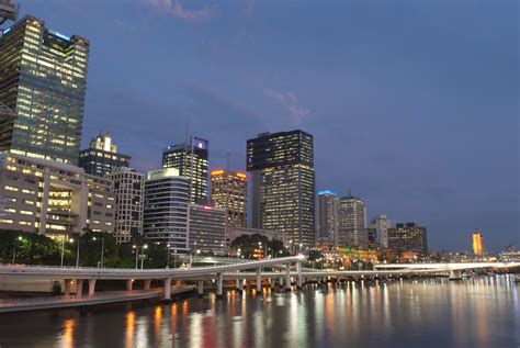 Life in brisbane revolves around the outdoors. Photo of Brisbane city at night | Free australian stock images