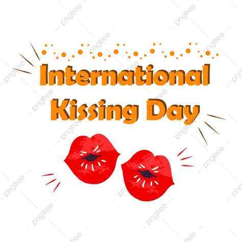 International Kissing Day Vector PNG Images International Kissing Day Design Kissing Day Kiss