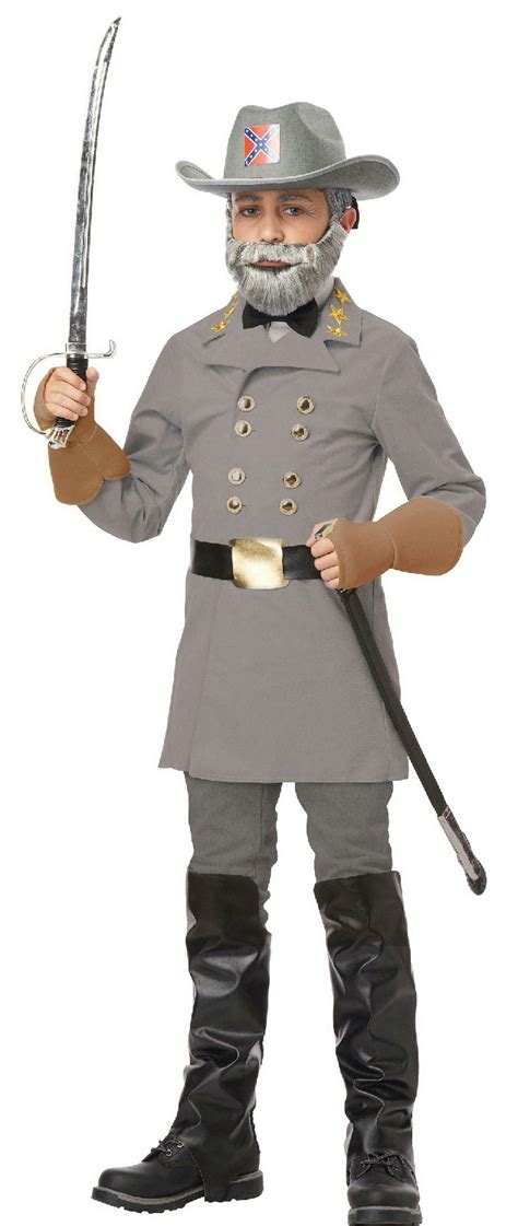 Civil War Confederate Officer General Lee Child Costume Size Medium 8