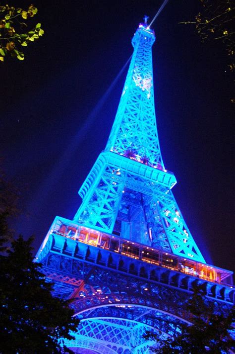 Blue Eiffel Tower By Alansmithers On Deviantart Eiffel Tower