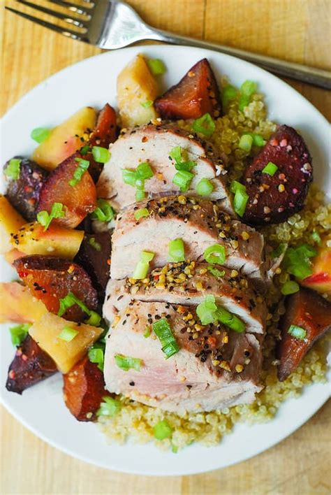 The point of aluminum foil is practically that you can put it in a very hot place like an oven or a grill or a i do it all the time. Baked Pork Tenderloin with Apples and Plums - Julia's Album