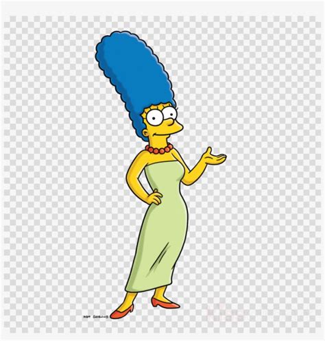 Detail Blue Hair Simpson Clipart Marge Simpson Homer Simpson Wife In