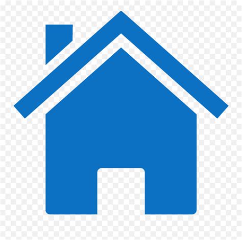 Home Blueicon Famvin Homeless Alliance House Clipart Blue Pnghouse