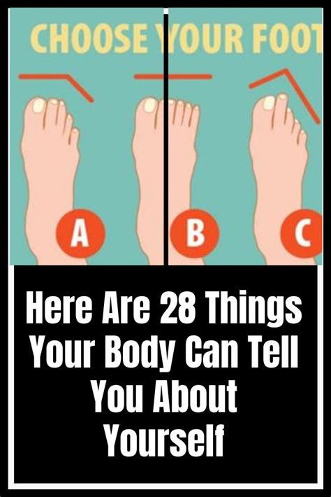 Here Are 28 Things Your Body Can Tell You About Yourself