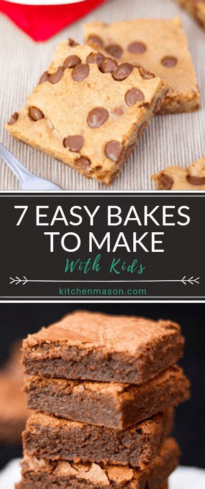 7 Easy Bakes to Make With Kids | Step by Step Picture Recipes | Easy baking, Baking recipes for ...