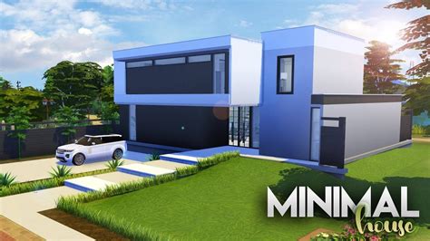 Minimal House 1 The Sims 4 Speed Build Youtube