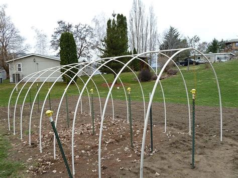 Hoop House High Tunnel Made Out Of 34 Pvc Pipe Flickr Photo
