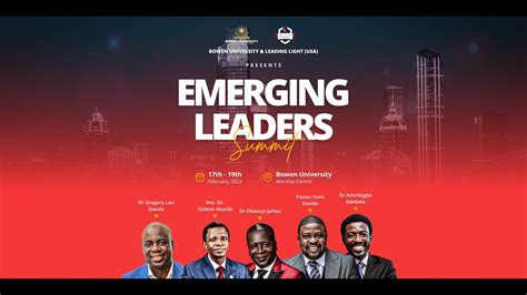 Emerging Leader Summit Day 2 The Power Of Mentorship Youtube