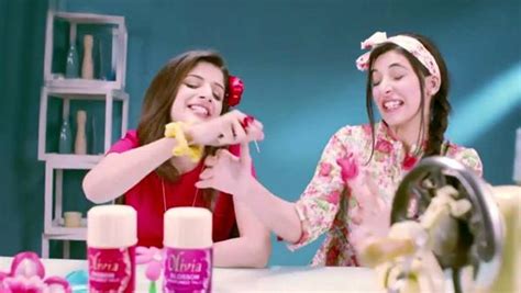 mawra and urwa photoshoot cute for olivia commercial