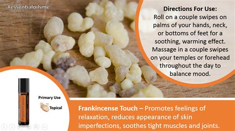 How To Use Doterra Frankincense Touch