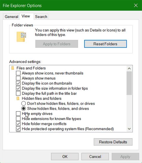 How To Show Hidden Files And Folders In Windows 10 Groovypost
