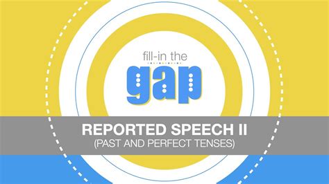 Past Perfect Reported Speech Hot Sex Picture