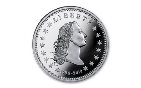 1794 2019 Americas First Silver Dollar 1 Oz Silver Proof Smithsonian