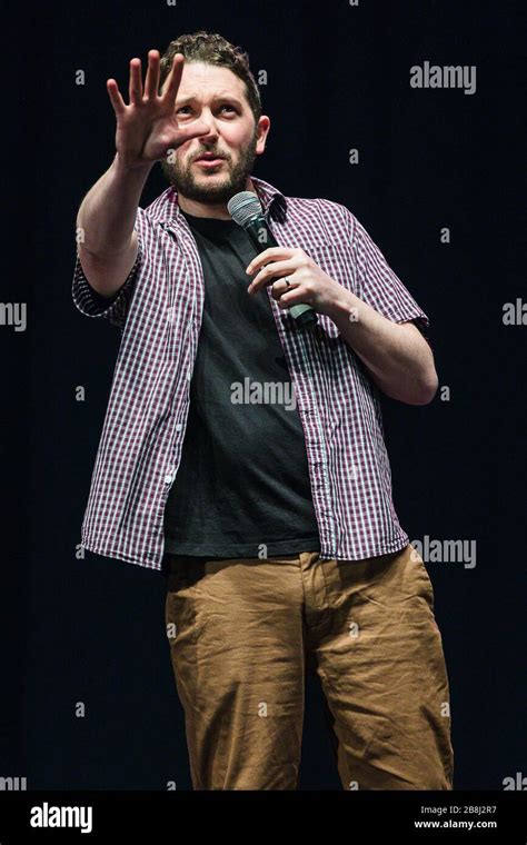 Jon Richardson Stand Up Comedian Performing Live In Bath Stock Photo