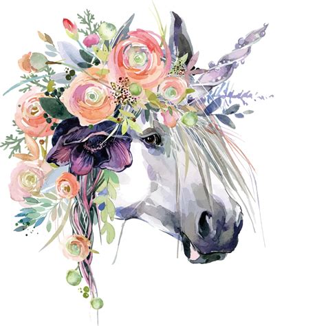 This pretty unicorn has long, breezy hair with flowers throughout as decorations. Aliexpress.com : Buy New Creative Cute Horse Flowers Patch ...