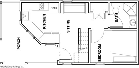 Portable Building Cabin Floor Plans Floorplansclick