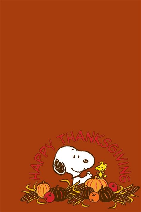 Snoopy Happy Thanksgiving Iphone 4 Wallpaper And Iphone 4s