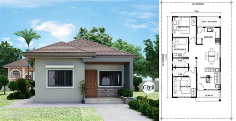 Simple 3 Bedroom Bungalow House Design Engineering Discoveries
