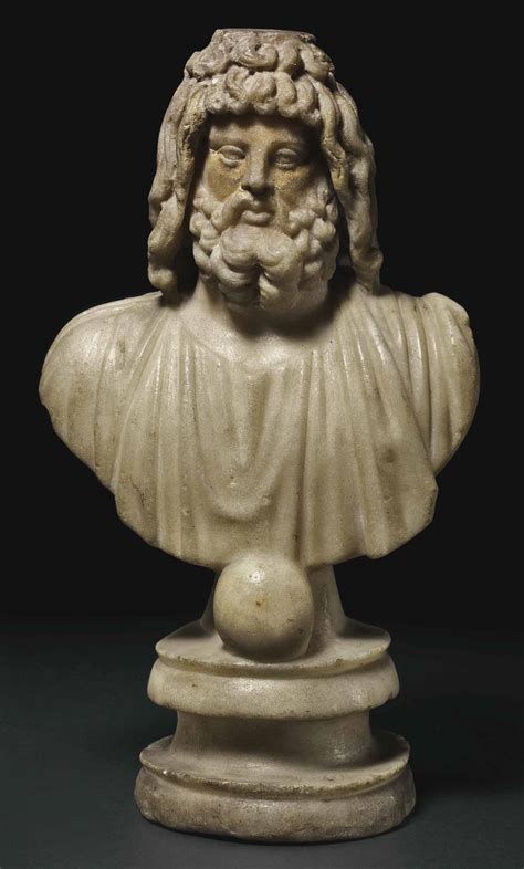 A Roman Marble Bust Of Serapis Circa 2nd Century Ad Christies