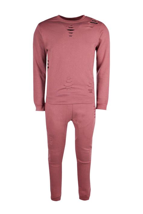 Look for long term businss with you. Boohoo Cotton Skinny Fit Sweat Tracksuit in Pink for Men ...