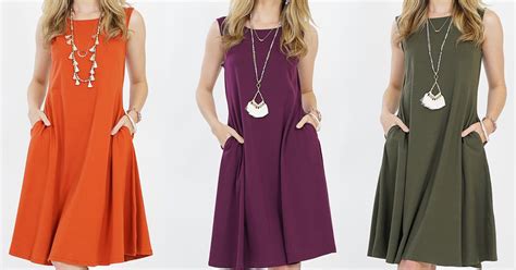 Womens Swing Dress W Pockets Only 999 On Zulily Plus Sizes Included