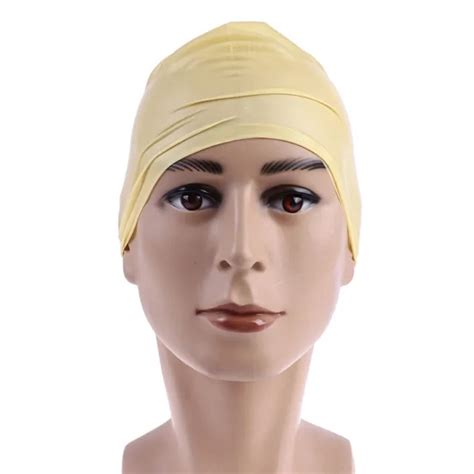 Fake Latex Flesh Skin Unisex Bald Head Wig Cap Rubber Skinhead Costume Prank Eur 299 Picclick Fr