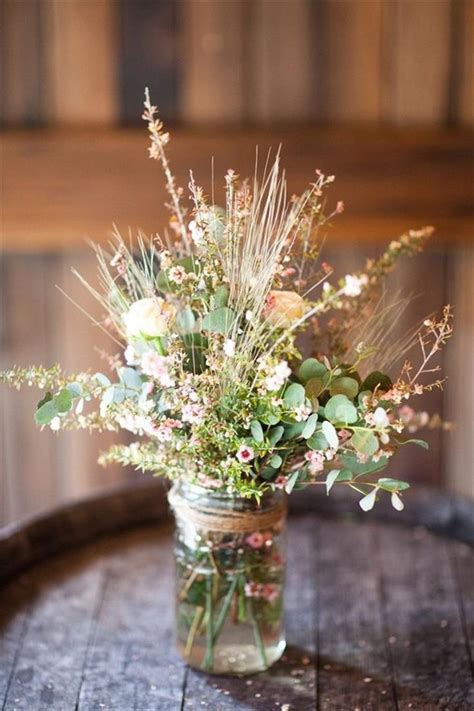 Check out our wedding table centerpiece ideas selection for the very best in unique or custom, handmade pieces from our shops. 68 Best & Cheap Mason Jar Centerpiece Ideas | Rustic boho ...