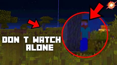 Mysteriours Minecraft Stories Herobrine Caught On Camera 📸 Youtube