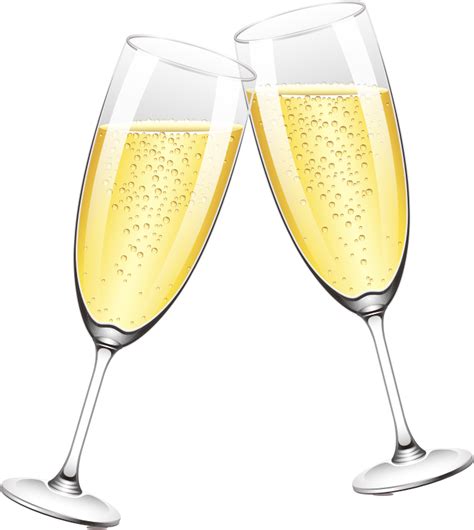 Champagne glass - Two glasses of champagne png download - 695*778 png image