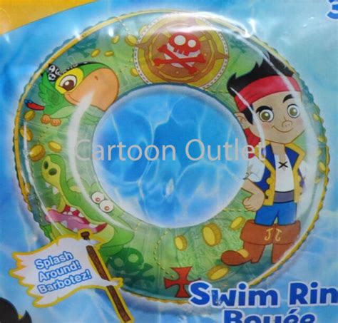 Disney Jake And The Never Land Pirates Swim Ring Pool Toy Inflatable