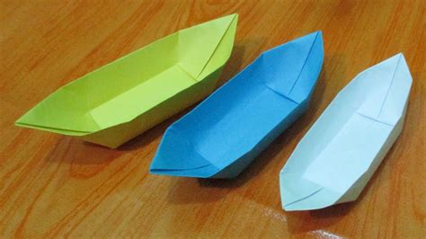 Paper Things Easy How To Make Paper Boat Step By Step Origami Boat