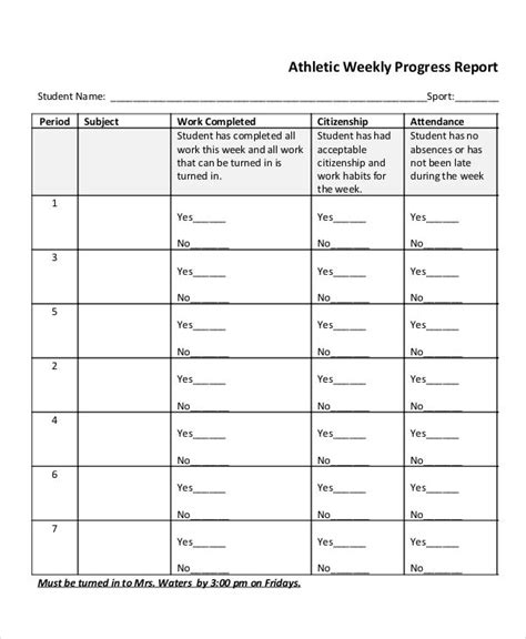 49 Free Weekly Report Templates Pdf Word Docs Pages
