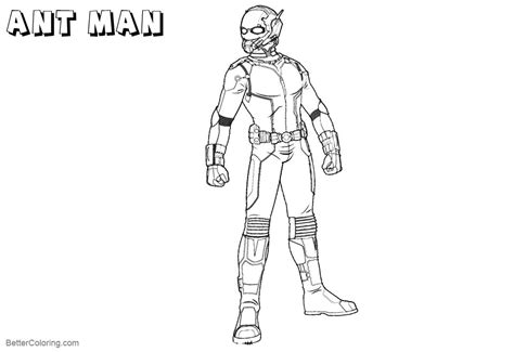 Choose your favorite coloring page and color it in bright colors. Ant Man Coloring Pages Lineart - Free Printable Coloring Pages