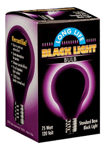 Black Light Bulb 75w Halloween Lightingdarkside Displays