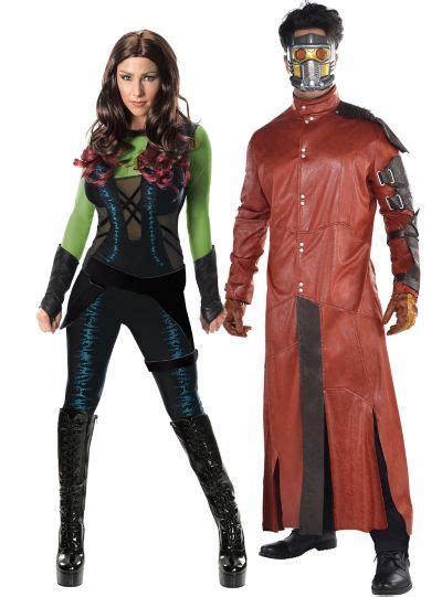 Shop For Adult Gamora And Star Lord Couples Costumes Guardians Of The