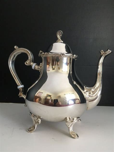 Vintage Leonard Silver Plate Teapot Antique Price Guide Details Page