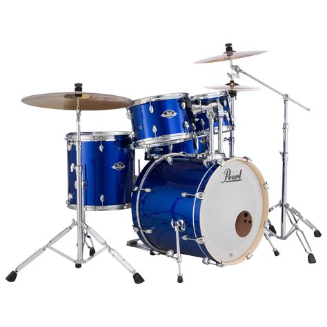 Pearl Exx725sbrc717 High Voltage Blue Drum Kit