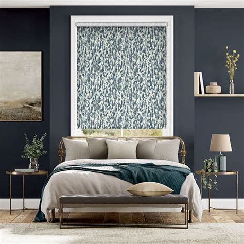 Blurred Velvet Denim Roller Blind