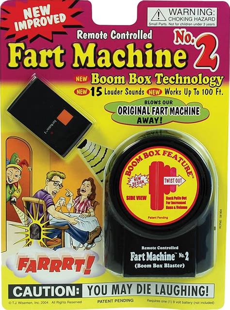 Remote Controlled Fart Machine Bristol Novelty Uk Clothing