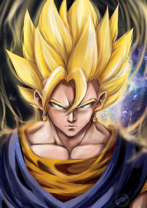Produced by toei animation, the series premiered in japan on fuji tv on february 7, 1996, spanning 64 episodes until its conclusion on november 19, 1997. Vegito _ fanart by Jayne-Zee on DeviantArt | DragonBall | Pinterest | Fanart, deviantART and ...