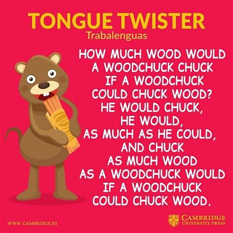Tongue Twister 1 Tongue Twisters Pinterest Tongue Twisters
