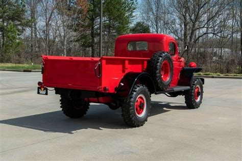 1952 Dodge Power Wagon Red Pickup Truck For Sale Dodge Power Wagon