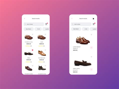 Mobile Ecommerce Essentials Search Results Page By Nick Babich Ux