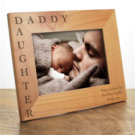 Personalised Daddy And Daughter Photo Frame